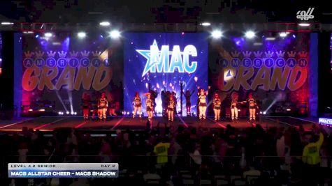 Mac's Allstar Cheer - Shadow [2025 L4.2 Senior Day 2] 2025 The American Grand Grand Nationals