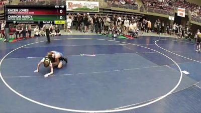 81 lbs Cons. Round 3 - Kacen Jones, Charger Wrestling Club vs Cannon Hardy, Payson Pride Wrestling