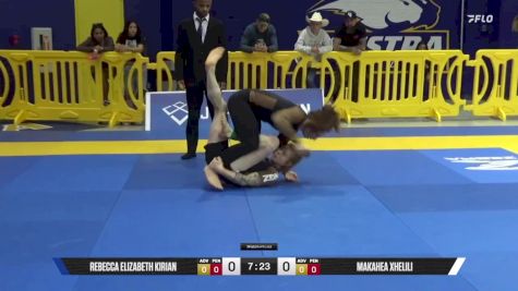 MAKAHEA XHELILI vs Rebecca Elizabeth Kirian 2025 Pan IBJJF Jiu-Jitsu No-Gi Championship