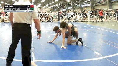 126 lbs Rr Rnd 1 - Kam Carr, The Mailmen - HSB vs Chance Warthling, Gotenks GT - HSB