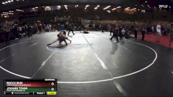 120 lbs Semifinal - Rocco Ruiz, Christopher Columbus H S vs Jovanni Tovar, Miami Southridge Hs