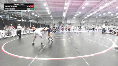 195 lbs Quarterfinal - Greyson Meak, Prestige Worldwide vs Ty Morrison, TNWC Silver Fox