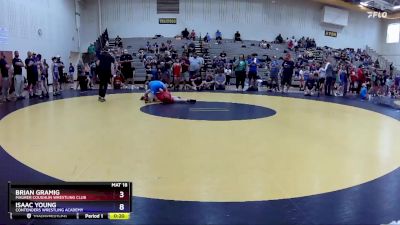 92 lbs Cons. Round 2 - Brian Gramig, Maurer Coughlin Wrestling Club vs Isaac Young, Contenders Wrestling Academy