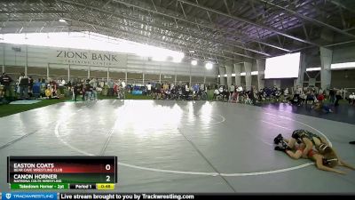 83 lbs Cons. Round 1 - Easton Coats, Bear Cave Wrestling Club vs Canon Horner, Natrona Colts Wrestling
