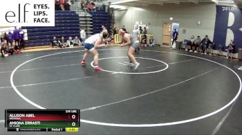 235 lbs. Champ. Round 3 - Amiona Errasti, St. Clair vs Allison Abel, Menasha