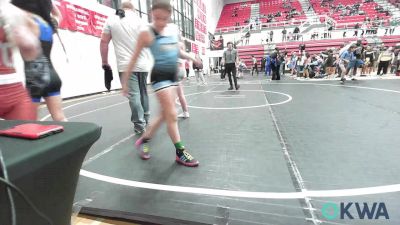 98-105 lbs Rr Rnd 5 - Julianna Poff, Harrah Little League Wrestling vs Avriella Pretty Bear, Harrah Little League Wrestling