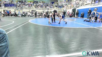 46 lbs Round Of 16 - Easton Watters, Husky Wrestling Club vs Danger Shimonek, Pawhuska Elks Takedown