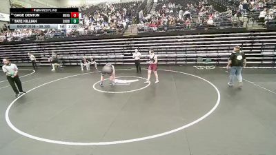 3A 285 lbs Champ. Round 1 - Tate Killian, Canyon View vs Gage Denton, Morgan