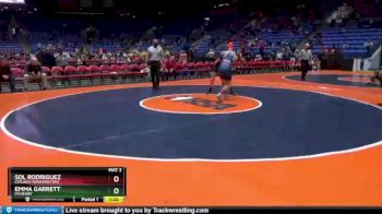 140 lbs Quarterfinal - Sol Rodriguez, Chicago (Washington) vs Emma Garrett, McHenry