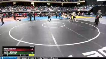 5 lbs Quarterfinal - Keagan Davis, Lubbock vs Juan Merchan, Lewisville The Colony