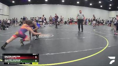 167 lbs Round 1 (4 Team) - Dalton Shelton, Palmetto Gold vs Hunter Macklin, Invictus Wrestling Club