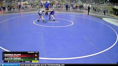 117 lbs Cons. Round 2 - Dominick Palmas, Myrtle Point Mat Club vs Klayton Perkins, Pleasant Hill Wrestling Club