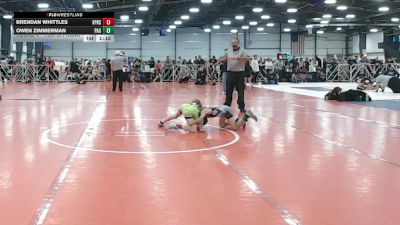 60 lbs Round 4 - 1:30pm Friday - Owen Zimmerman, PA Gold vs Brendan Whittles, Terps XPress