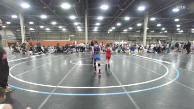 70 lbs 3rd Place - Audrey Zwick, LADY WARRIORS UNITED / GOLD 4:13 - GK8 vs Paisley Grinder, NE Whale Humpback - GK8