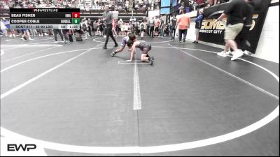 85-90 lbs Rr Rnd 1 - Beau Fisher, HURRICANE WRESTLING ACADEMY vs Cooper Coble, Division Bell Wrestling