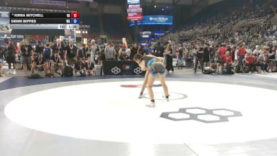 110 lbs Cons. Rd Of 16 - Kirra Mitchell, Georgia vs Denni Bippes, Washington