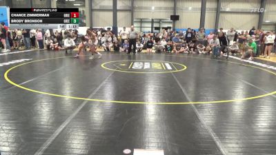 125 lbs Quarterfinal - Chance Zimmerman, Greencastle vs Brody Bronson, Greensburg