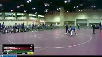 145 lbs Round 2 (10 Team) - Ian Raush, S.E.O. Red vs Ryan Lawler, Brawlers Thunderdawgs
