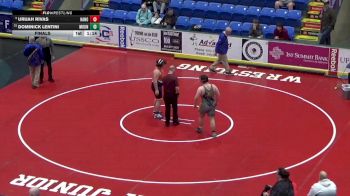 252 lbs Final - Urijah Rivas, Hanover Area vs Dominick Lentini, Mount Carmel
