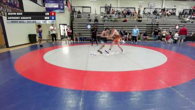 120 lbs Semifinal - Jestin Seiz, Level Up Wrestling Center vs Anthony Aguayo, Roundtree Wrestling Academy