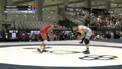 68 kg Quarters - Nora Akpan, Pinnacle Wrestling Club vs Solin Piearcy, Titan Mercury Wrestling Club (TMWC)