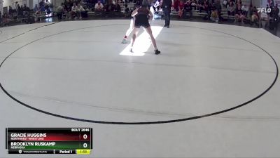 108 lbs Round 2 - Brooklyn Ruskamp, Nebraska vs Gracie Huggins, Northwest Wrestling