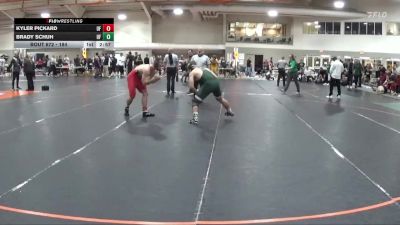 184 lbs 3rd Place Match - Kyler Pickard, Belmont Abbey vs Brady Schuh, UW Parkside