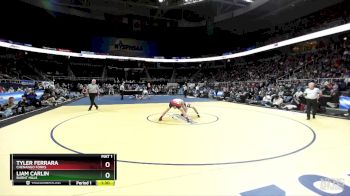 I-132 lbs 1st Place Match - Tyler Ferrara, Chenango Forks vs Liam Carlin, Burnt Hills