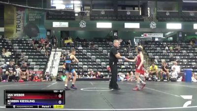 67 lbs 1st Place Match - Ian Weber, WI vs Korbin Kiessling, MD