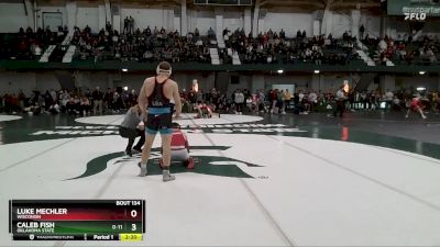 157 lbs Quarterfinal - Caleb Fish, Oklahoma State vs Luke Mechler, Wisconsin