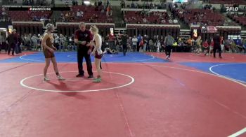 102 lbs Cons. Semi - Avery LeBlanc, Powell Wrestling Club vs Riley Pedersen, Glasgow Wrestling Club