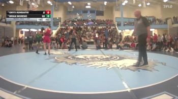 150 lbs 3rd Place Match - Brian Moreno, Blackfoot High School vs Onyx Kunsaitis, American Falls