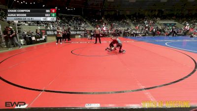 64 lbs Consi Of 16 #1 - Chase Compton, Roundtree Wrestling Academy vs Aukai Woode, Goldenbacks