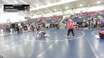 60 lbs Quarterfinal - Jack James, Sublime Wrestling Academy vs Xander Merkley, Uintah Wrestling