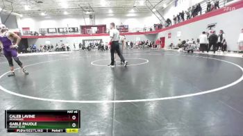 149 lbs Cons. Round 2 - Gable Pauole, Mount Olive vs Caleb Lavine, McKendree