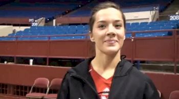 Lora Evenstad of Nebraska after her first All Around Performance