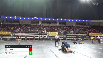 157 lbs Round Of 64 - Tyler Rex, Utah Tech vs Caiden Stone, Central Florida