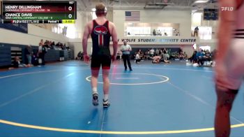 157 lbs Semis & 1st Wrestleback (8 Team) - Chance Davis, Iowa Central Community College vs Henry Dillingham, Clackamas Community College