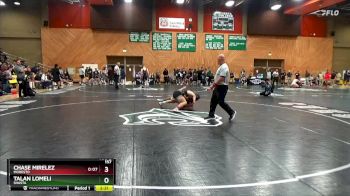 157 lbs Champ. Round 2 - Chase Mirelez, Modesto vs Talan Lomeli, Shasta