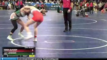 115 lbs Cons. Round 2 - Nadia Slauson, Dallas Center-Grimes vs Lily Leininger, Boone