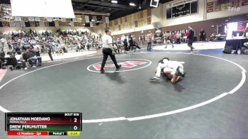 138 lbs Cons. Round 2 - Drew Perlmutter, Camarillo vs Jonathan Moedano, Mission Hills