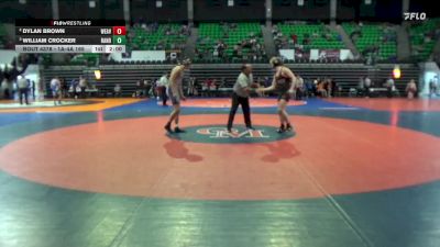 1A-4A 165 Semifinal - William Crocker, Randolph vs Dylan Brown, Weaver