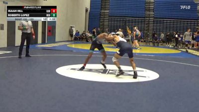 133 lbs Cons. Round 2 - Isaiah Hill, Gold Rush Wrestling vs Roberto Lopez, Menlo (Calif.)