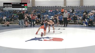 88 lbs Cons. Sub-quarters - Ari Sobaje vs Luke Briggs, Rampage Wrestling