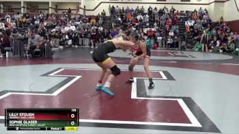 135 lbs Semifinal - Lilly Stough, Waverly-Shell Rock vs Sophie Glaser, New Hampton/Turkey Valley