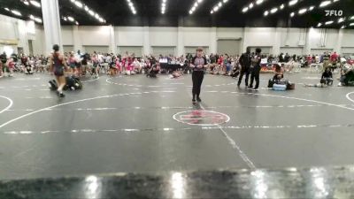 71 lbs Round 3 (10 Team) - Aissa Castillo, Takedown Elite vs Khloe Rutledge, Oklahoma Mafia