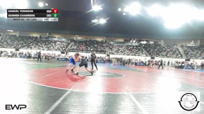 161 lbs Round Of 32 - Samuel Tennison, Hornet Wrestling vs Gunner Chambers, Choctaw Jh