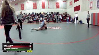 138 lbs 3rd Place Match - Jeffrey Summers, Cvca vs Bryce Geer, Canton South