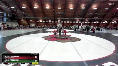 125 lbs Cons. Round 4 - John Freebern, RIT vs Wyatt Gentzel, Cortland State