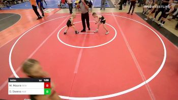 64 lbs Quarterfinal - Mason Moore, Broken Arrow Wrestling Club vs Damien Owens, Heat